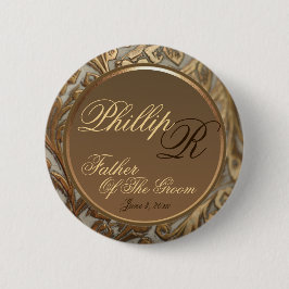 新郎の記念品ボタンのカスタマイズ可能な父 缶バッジ