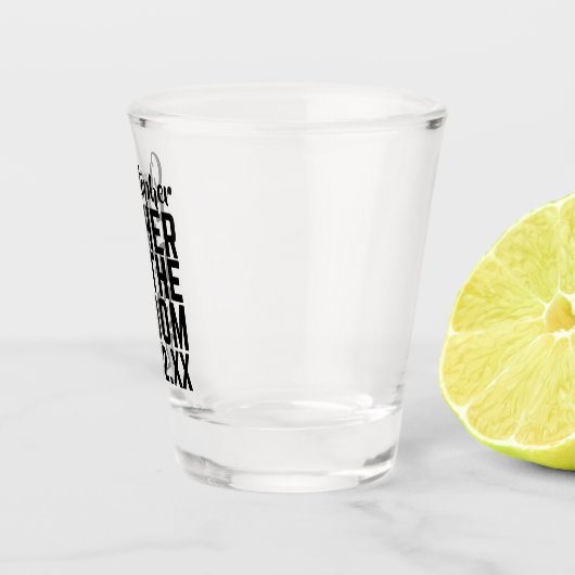 新郎の贈り物結婚用ショットグラスの父 ショットグラス (右)