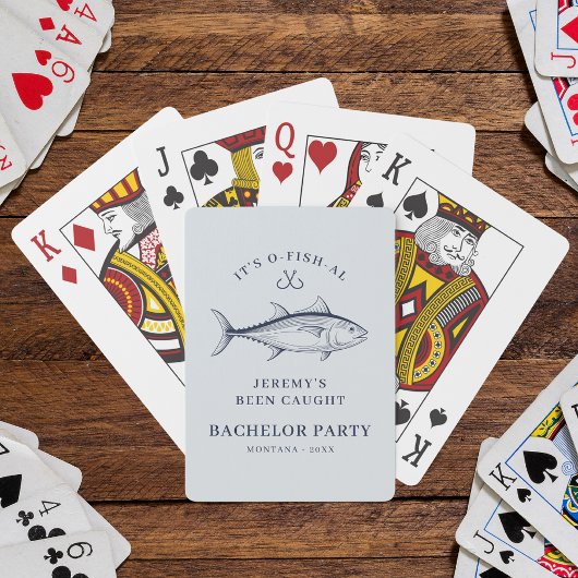 新郎の釣り旅行 面白い トランプ