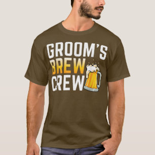 新郎の飲み仲間 結婚式の伴郎 Beer チーム Tシャツ