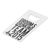 新郎の飲み会2015 クレジットカード栓抜き (裏面アングル)