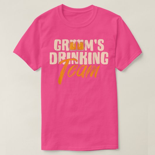 新郎の飲み友達チーム  ハンター・パーティー 結婚式 G Tシャツ (デザイン正面)