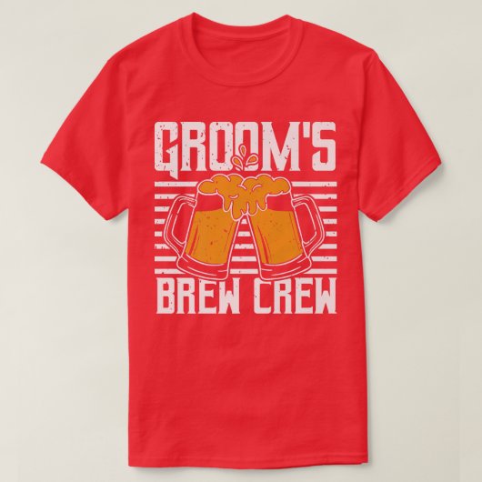 新郎の飲み友達、独身最後の夜 Tシャツ (デザイン正面)