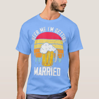 新郎のbeer 私 結婚する Men's 面白い ギフト Tシャツ