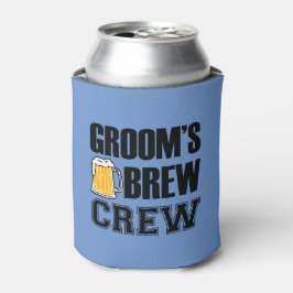 新郎のBrewクルーのグロムスマンおもしろいビール 缶クーラー