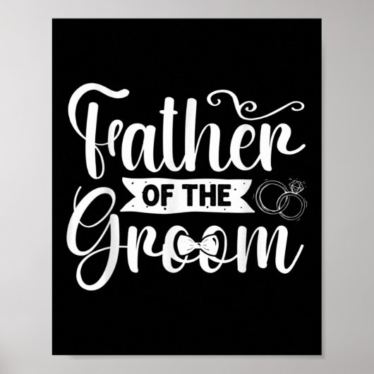 新郎のgroomsmen 結婚 Boater Parの父親 ポスター (正面)