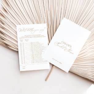 新郎は何て言った？ブライダルシャワーゲーム