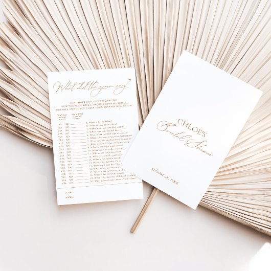 新郎は何て言った?ブライダルシャワーゲーム