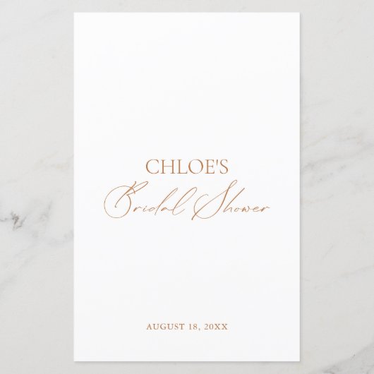 新郎は何て言った？ブライダルシャワーゲーム (裏面)