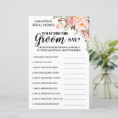 新郎は何と言ったかブライダルシャワーゲームのバイリンガル (スタンド正面)