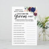 新郎は何と言ったかブライダルシャワーゲームのバイリンガル (スタンド正面)