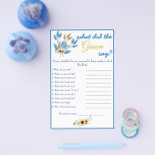 新郎は何と言った?シャワーゲームFlフライヤー チラシ (シングル)