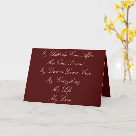 新郎へ カード (黄色い花)