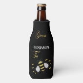 新郎をバチュラーパーティに合わせる ボトルクーラー (ボトル正面)