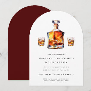 新郎をバチュラーパーティ招待 招待状