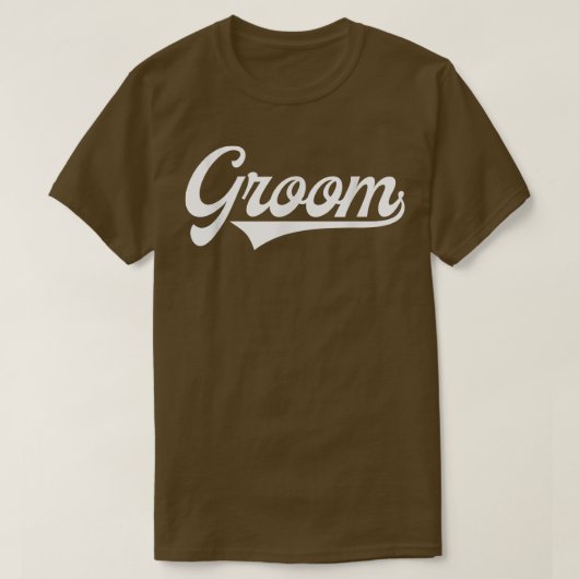 新郎を繕う Tシャツ (デザイン正面)