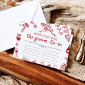 新郎イタリアンのブライダルシャワーは何歳だった 招待状