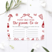 新郎イタリアンのブライダルシャワーは何歳だった 招待状