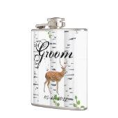 新郎ウイスキーフラスクディアドードバックウッドランド狩り フラスク (左)