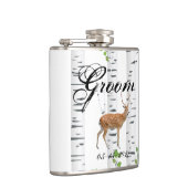 新郎ウイスキーフラスクディアドードバックウッドランド狩り フラスク (右)