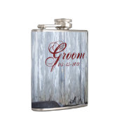 新郎ウイスキーフラスクホワイトウォッシュウッドバーンドールクーン フラスク (右)