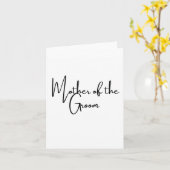 新郎カードの母 カード (黄色い花)