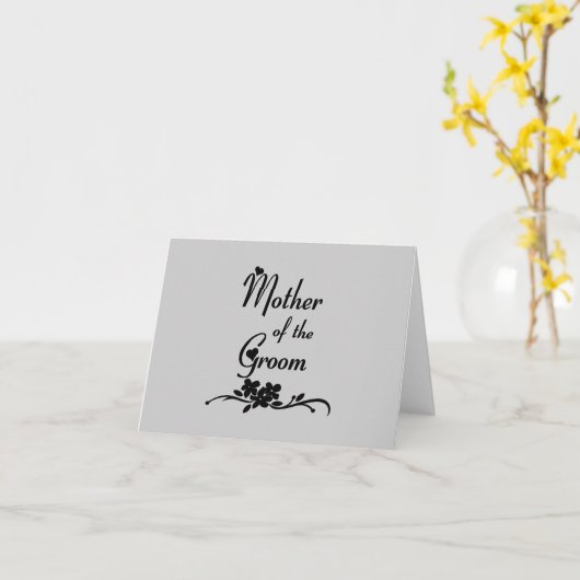 新郎クラシックの母 カード (黄色い花)