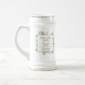 新郎グロムスマンの記念カスタム父 ビールジョッキ (左)