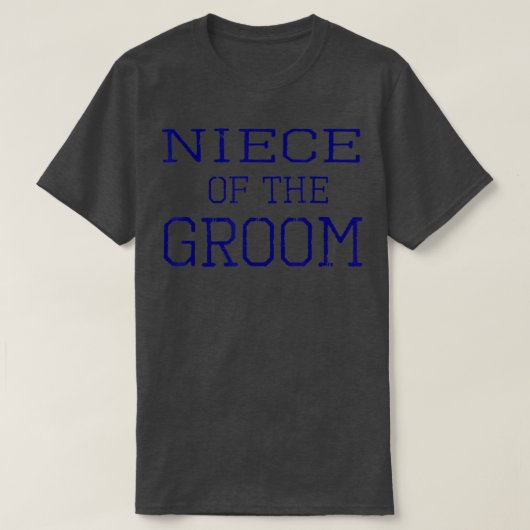 新郎コーディネート結婚披露宴Tee sの姪 Tシャツ (デザイン正面)