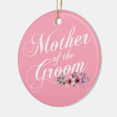 新郎シンプルの母結婚母 |オーナメント セラミックオーナメント (左)