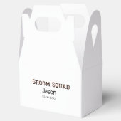 新郎チームのブライズメイド パーティー 追加名 フェイバーボックス (オープン)