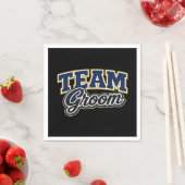 新郎チーム 大胆な結婚式パーティー スタンダードカクテルナプキン (インサイチュ)