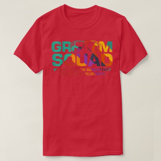 新郎チーム TBucks 新郎 伴郎 バチェラー Tシャツ (デザイン正面)