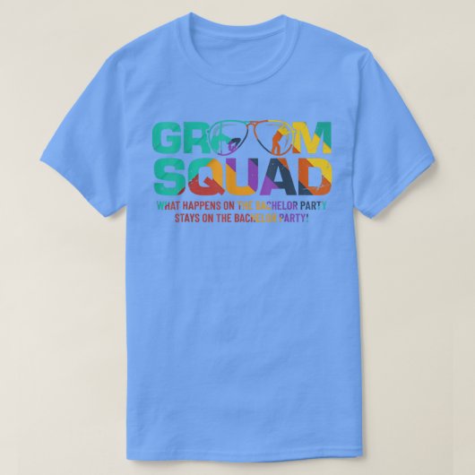 新郎チームTシャツ  バックス 新郎 友人  bachelor Tシャツ (デザイン正面)