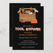 新郎ツールシャワー招待状 招待状 (正面/裏面)