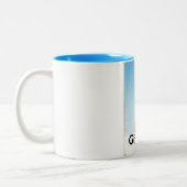 新郎テキサス州ルート66アメリカーナ旅行プリント ツートーンマグカップ (左)