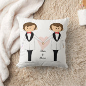 新郎パーソナライズされたと新郎枕 クッション (ブランケット)