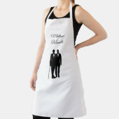 新郎パーソナライズされたと新郎 エプロン (インサイチュ)