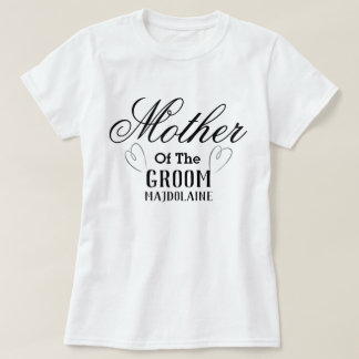 新郎パーソナライズされたTシャツの母 Tシャツ