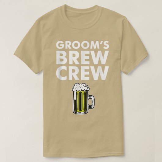 新郎ビアグルームズブルクルー Tシャツ (デザイン正面)