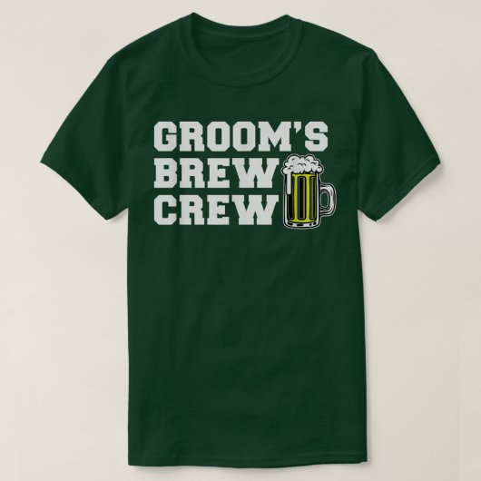 新郎ビールのグルームブルクルー Tシャツ (デザイン正面)