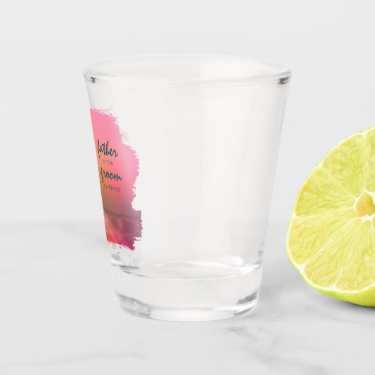 新郎ピンクID581の熱帯島の父 ショットグラス (右)