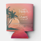 新郎ピンクID581の熱帯島の父 缶クーラー (裏面)