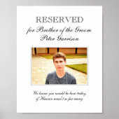 新郎フォトメモリアル議長の結婚弟 ポスター (正面)