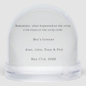 新郎ブライダルパーティーのギフト (裏面)