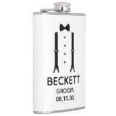 新郎ブラックボウタイ フラスク (右)