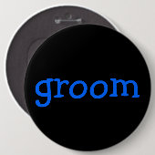 新郎ボタン 缶バッジ (正面&裏面)