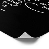 新郎メモリアルシートの黒い結婚父 ポスター (角)