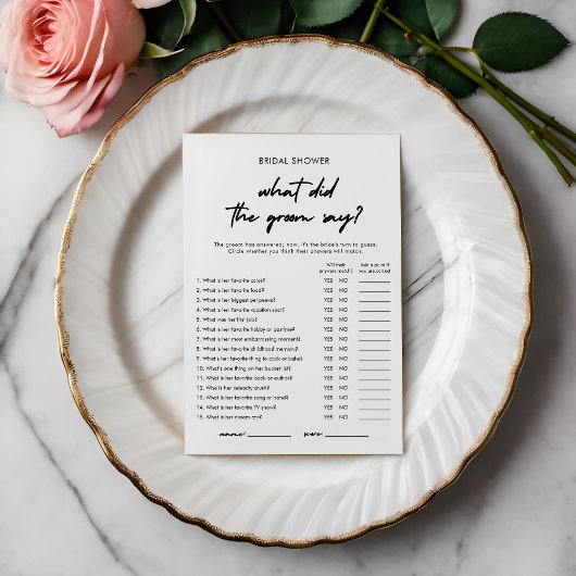 新郎モダンがゲームカードを何と言ったか 招待状