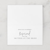 新郎モダン席の母 プレイスカード (外部開封)